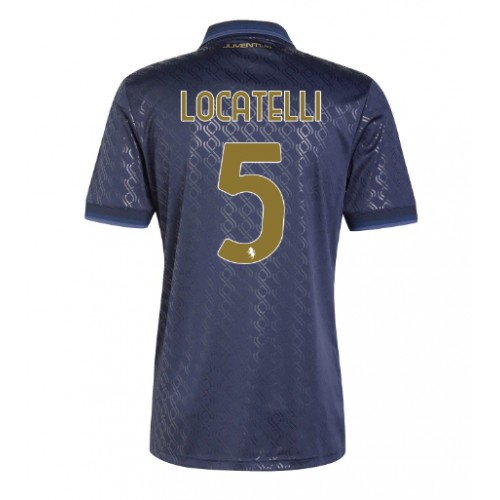 Fotbalové Dres Juventus Manuel Locatelli #5 Alternativní 2024-25 Krátký Rukáv